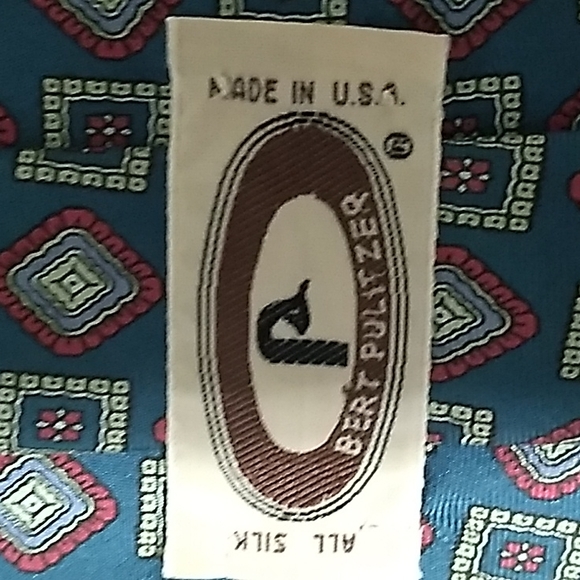 Burt Pulitzer vintage Tie - Picture 3 of 8